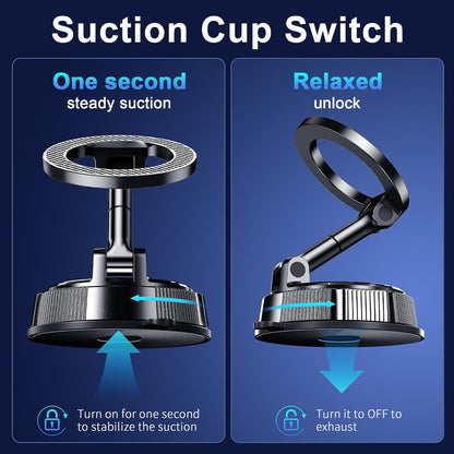 Qifutan Car Phone Holder Mount Phone Mount for Car Windshield Dashboard Air Vent Universal Hands Free Automobile Cell Phone Holder Fit for iPhone Smartphone Camera Mounts