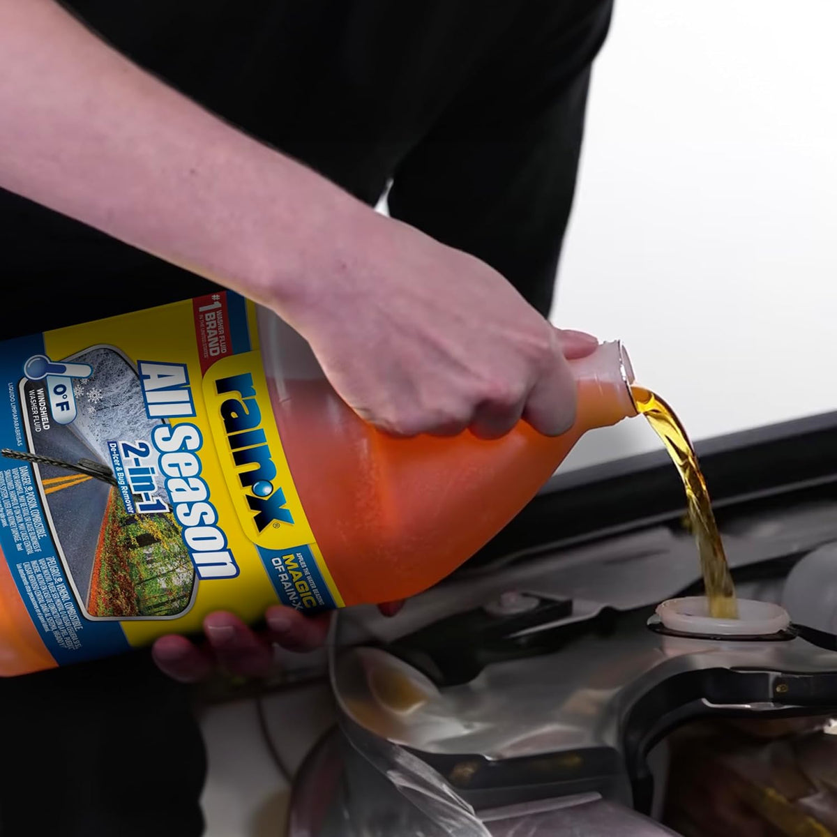 Rain-X All Season 0°F 2-in-1 De-Icer & Bug Remover Windshield Washer Fluid - 1 Gallon