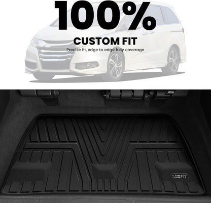 LASFIT Cargo Liner for Honda CR-V 2026 2025 2024 2023 (Gasoline & Hybrid & e:FCEV) All Weather TPE Car Trunk Mat (Upper Position), Cargo Only Black