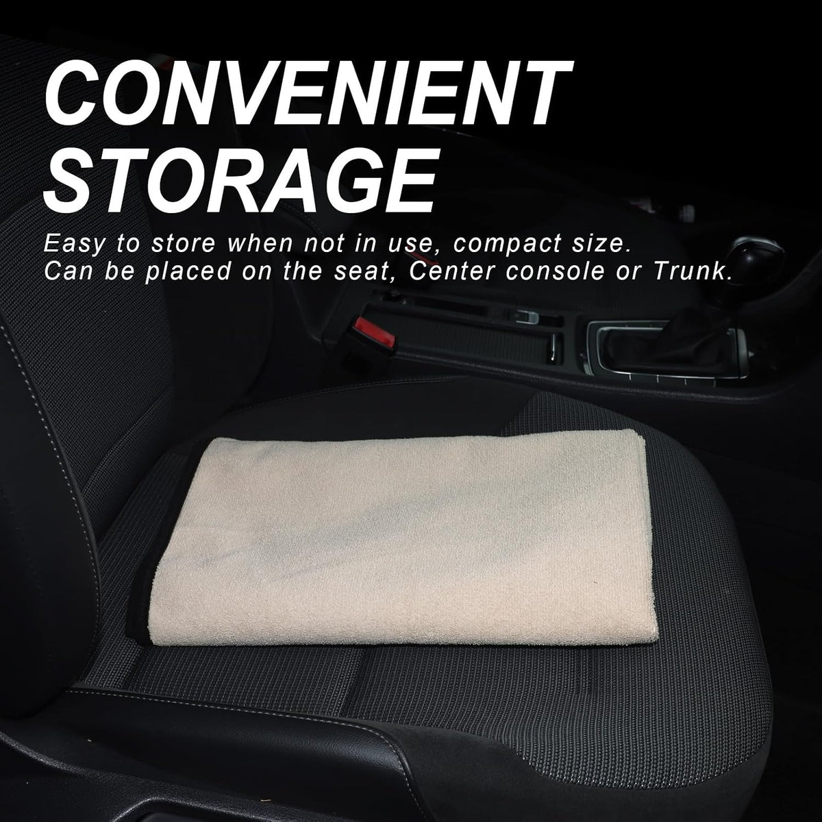 Car Seat Cover Protector Front Seats,for Gym Workout,Running,Swimming,Beach and Hiking,Waterproof Sweat Towel Bucket Seat Covers for Cars SUV Trucks (Black, 1Pcs)
