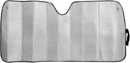 GWUSKDT Car Sun Shade, Sun Protector,Foldable Front Window Shade-Thicken 5-Layer Bubble for Auto Windshield UV Protection and Heat Reflector 58"x 27.5" (Blue)