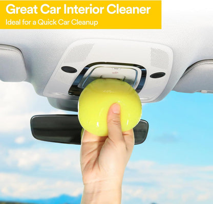 PULIDIKI Car Cleaning Gel Cleaning Putty Car Interior Cleaner Car Detailing Kit Car Cleaning Slime Car Cleaning Supplies Car Accessories Gifts for Men Women Purple