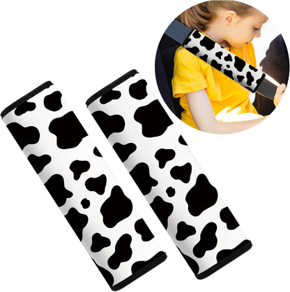 Car Seat Belt Pad Cover, 2-Pack Soft Car Safety Seat Belt Strap Shoulder Pad for Adults and Children, Suitable for Car Seat Belt, Backpack, Shoulder Bag (Pretty Mandala)