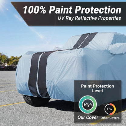 iCarCover Premium Car Cover for 1990-2017 Lexu s LS400, LS430, LS460 Heavy Duty Waterproof All-Weather Automobiles Custom Fit Indoor Outdoor UV Snow Protection Covers with Straps and Bag - Colors A