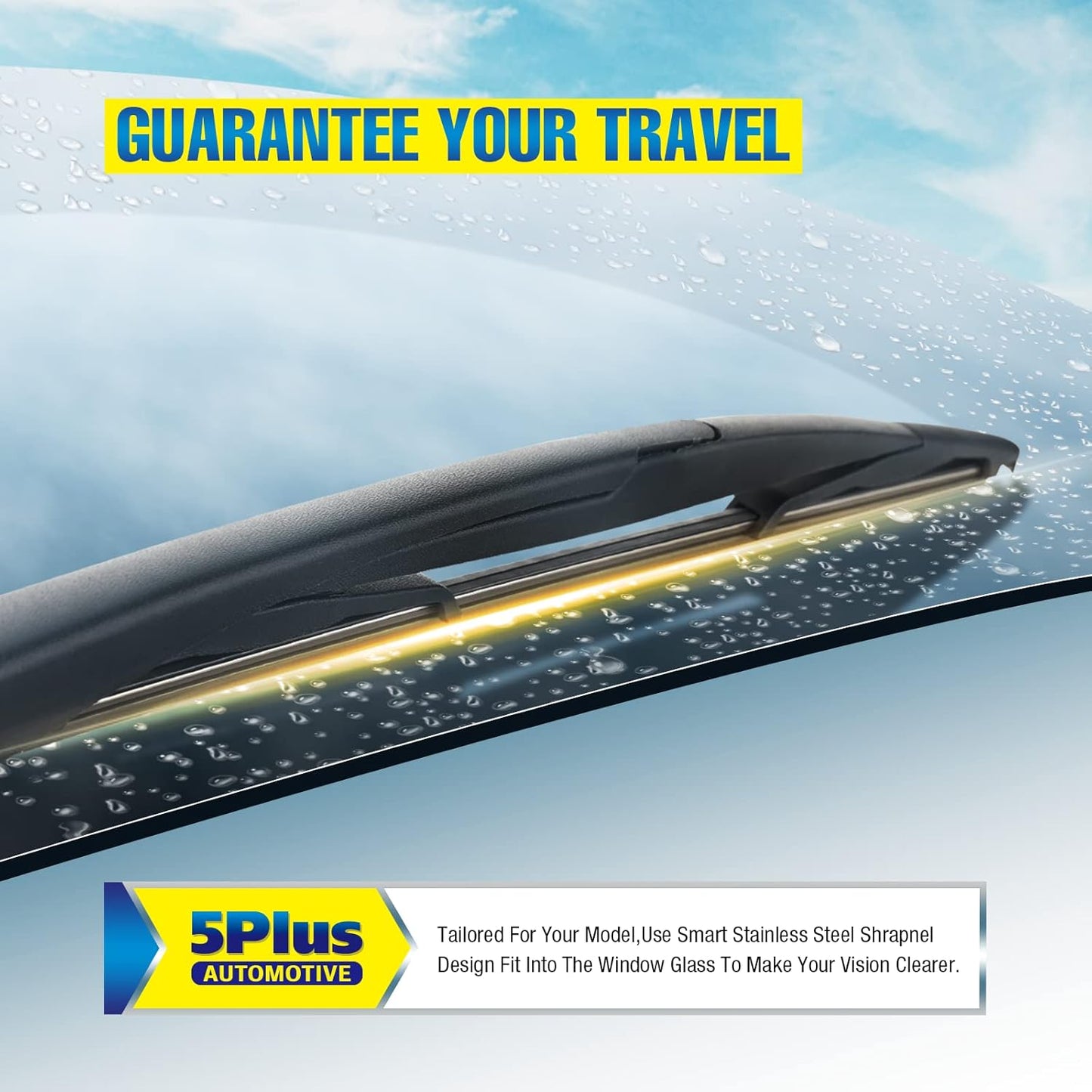 20"-2 Pack Windshield Wiper Blades Replacement For Ford F150 F250 F350 F450 F550 2008-1999 Expedition 2006-1999 Explorer 2010-2005 Mustang 2004-1999, Windshield Wiper Blades For My Car