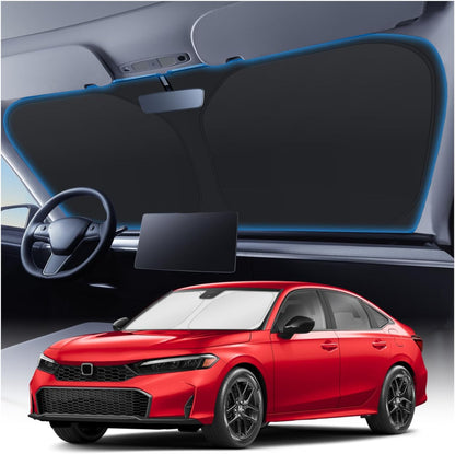 KUST Windshield Sun Shade for Toyota RAV4 2019-2022 2023 2024 2025 2026 Window Accessories Shade Sun Visor Cover Foldable Block UV Rays - Colors D