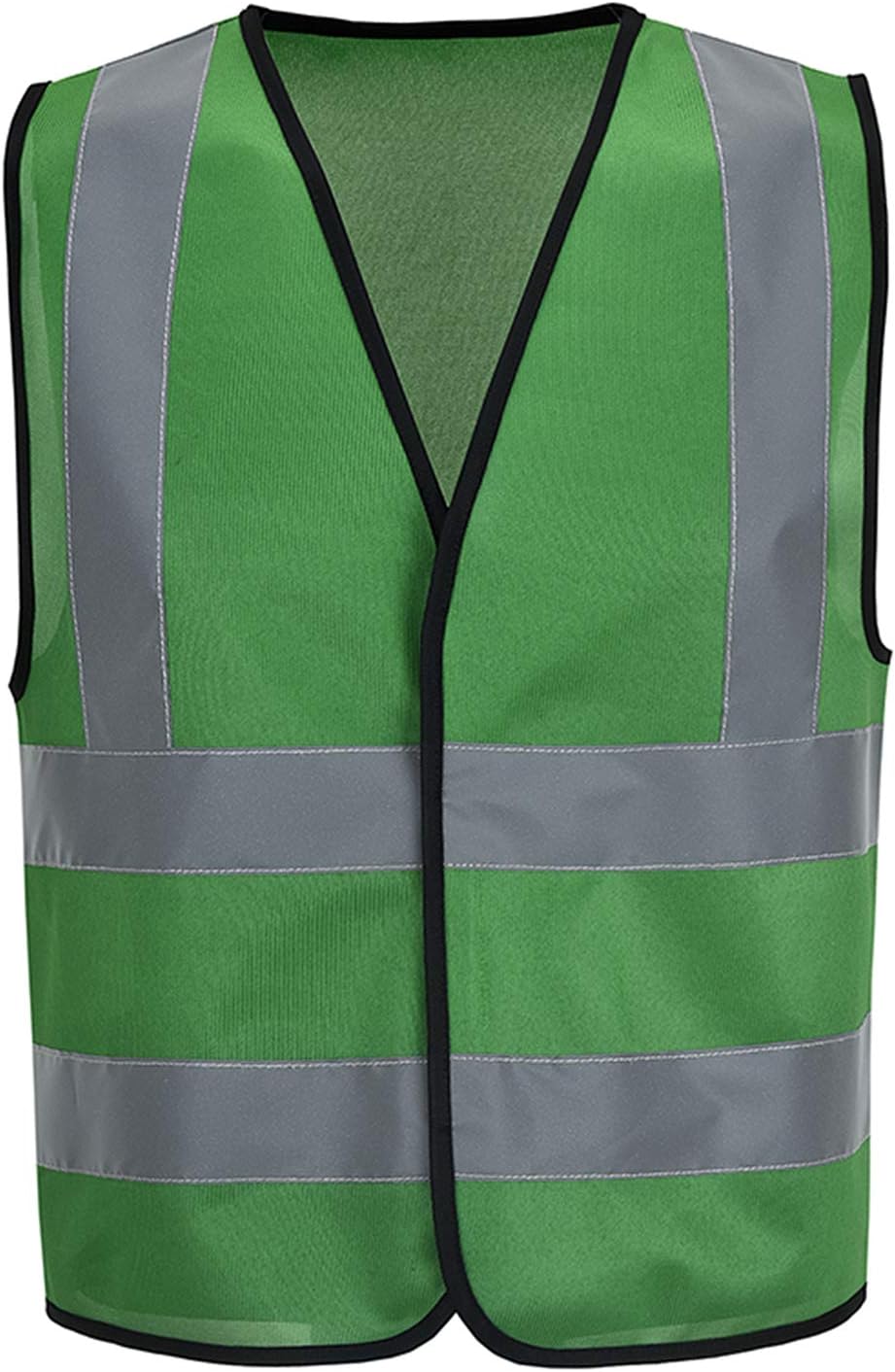 AYKRM 12 colour High visibility viz vest hi vis viz reflective work construction safety vest (XS-8XL) - Colors B