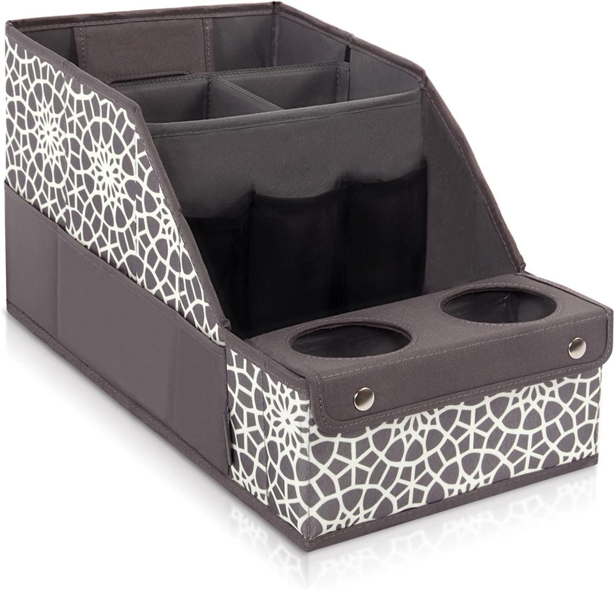 MULISOFT Car Seat Organizer- Backseat Car Organizer with 11 Storages Compartments and 2 Cup Holders, Organizers and Storage, Front Seat for Travel Kids,Black