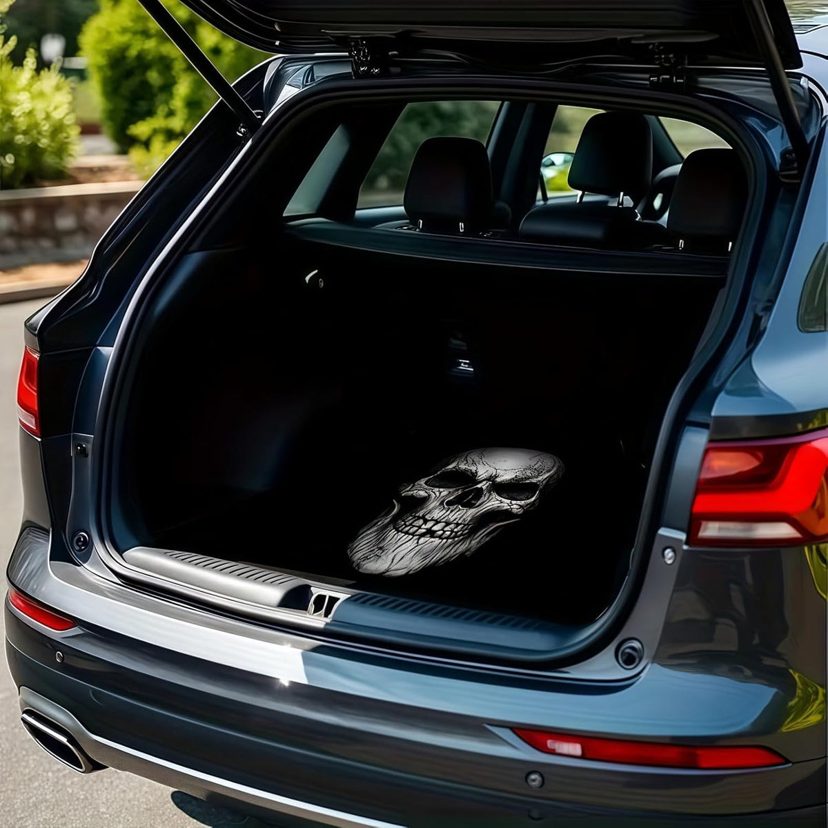 Universal Car Trunk Mat 29" x 39",Purple Colorful Flowers All Weather Trunk Protection Cargo Liner, Durable Cargo Mat Rear Trunk Liner,Stylish Vehicle Interior Accessories Suitable for Most Car Models