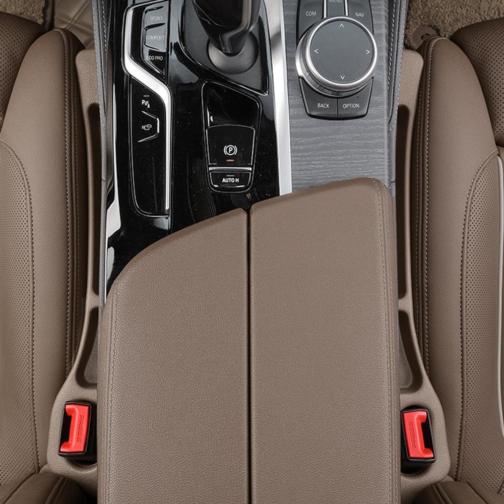 YLXGT Car Seat Gap Filler Organizer Universal for Car SUV Truck Accessories Seat Gap Plug Blocker with Storage Slot Black 2 Pack