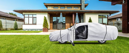 Car Cover Custom Fit for Honda CRV 1997-2025,Toyota RAV4 1996-2025, 6 Layers Truck Cover Waterproof All Weather for Automobiles,Outdoor Full Exterior Cover,Rain, Sun, Wind Protection,Black