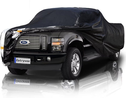 Large SUV Car Cover for Chevy Suburban 100% Waterproof All Weather, Heavy Duty Outdoor Full Exterior Covers Rain Sun Wind UV Protection. - Colors D