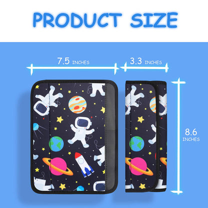 YR Seat Belt Cover for Kids, Soft Comfort Seat Belt Cushion for Children, Cute Cartoon Pattern Car Seat Belt Pads Cover for Girls and Boys, 1 Pack (Cartoon Spider)