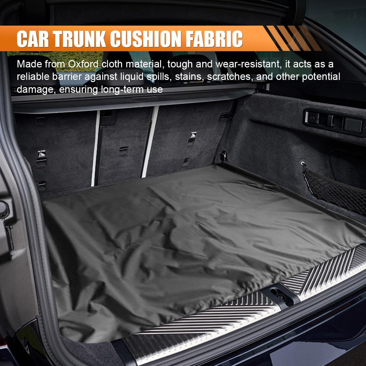 YoRise Cargo Mat Liner for SUV, Universal All-Weather Automotive Trunk Protector Mat, Waterproof Car Rear Cargo Cover Accessories Fit for Sedans, RVs, Trucks(55.1Inch)
