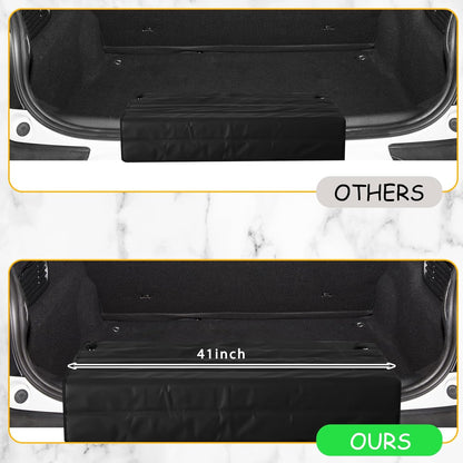 Tinideya Large Rear Bumper Protector for Cars 41 x 25 Inch Bumper Guard Foldable Protective Mat Dog Blanket Cargo Liner Preventing Scratches While Unloading and Loading for SUV Van Truck Vehicle