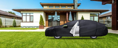 Car Cover Custom Fit for Honda CRV 1997-2025,Toyota RAV4 1996-2025, 6 Layers Truck Cover Waterproof All Weather for Automobiles,Outdoor Full Exterior Cover,Rain, Sun, Wind Protection,Black