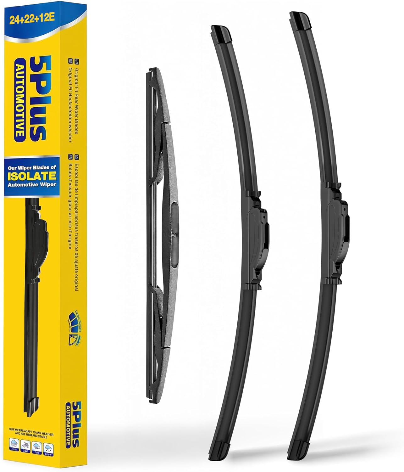 20"-2 Pack Windshield Wiper Blades Replacement For Ford F150 F250 F350 F450 F550 2008-1999 Expedition 2006-1999 Explorer 2010-2005 Mustang 2004-1999, Windshield Wiper Blades For My Car