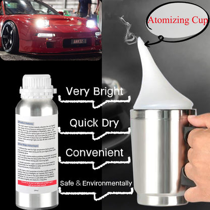 Headlight Restoration Car Headlight Lens Scratch Repair Polish Tool with 100 ml Restoration Liquid,Auto Headlight Vapor Renovation Kit with UV Block Coat to Remove Yellowing/Scratch/Haze/Oxidation