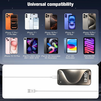Car Carplay Cable for iPhone 17/16/15,iPhone 16/15 Plus17/16/15 Pro 17/16/15Pro Max charger ,USB A to USB C for Carplay USB C Cord, iPad USB C Cable 10th, iPad Air Car Charger Cable Cord 3FT (White)