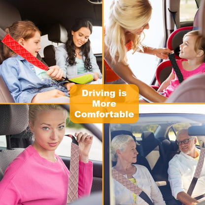 5 Pack Soft Car Seat Belt Cover Protector Comfort Auto Seatbelt Pads Strap Cushion Protecting Neck Shoulder Sedan SUV Trucks Car Interior Accessories for Adults Women Men 11 Inch Black