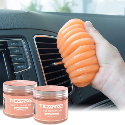 TICARVE Cleaning Gel for Car Detailing Car Cleaning Putty Auto Detailing Gel Detail Tools for Car Interior Cleaner Kit Car Vent Cleaner Automotive Car Cleaner Green