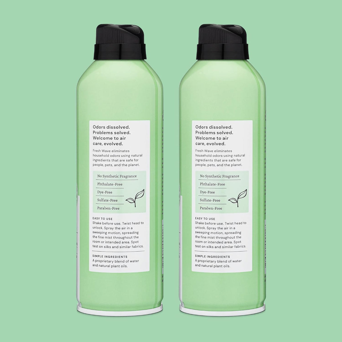 Fresh Wave Original Scent Odor Removing Spray, 8 fl. oz. | Pack of 2 | Odor Absorber for Home, Furniture, Fabrics & Trash | Safer Odor Relief