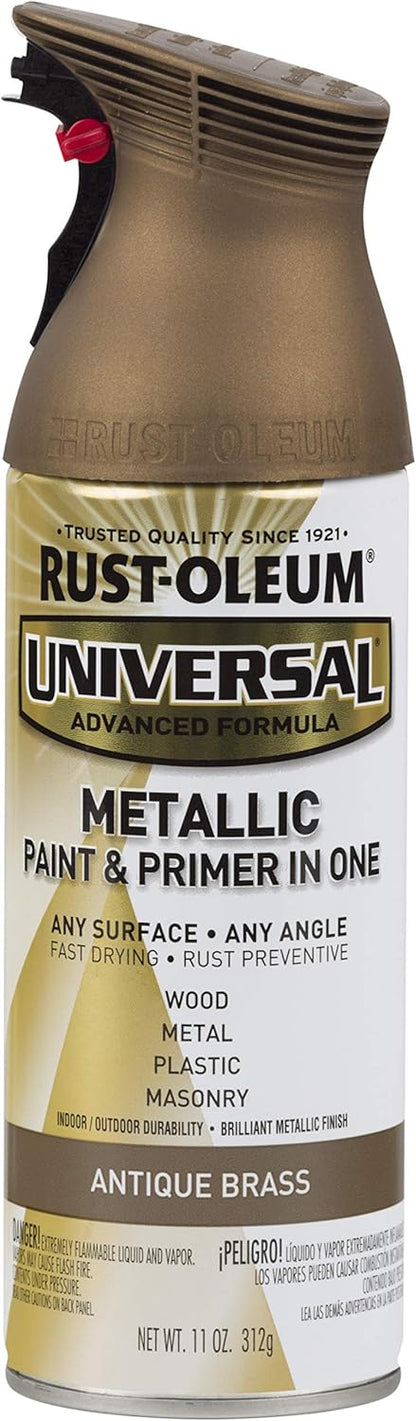 Rust-Oleum 302151 Universal All Surface Clear Topcoat Spray, 11 oz, Dead Flat Clear - Colors A
