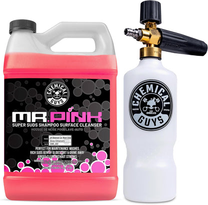 Chemical Guys TORQ Professional Max Foam 8 Cannon and Honeydew Snow Foam Soap Kit - High Foaming Car Wash Cannon with 1 Gallon Concentrated Soap - Safe for Cars, Trucks, SUVs, RVs and More, 128 fl oz
