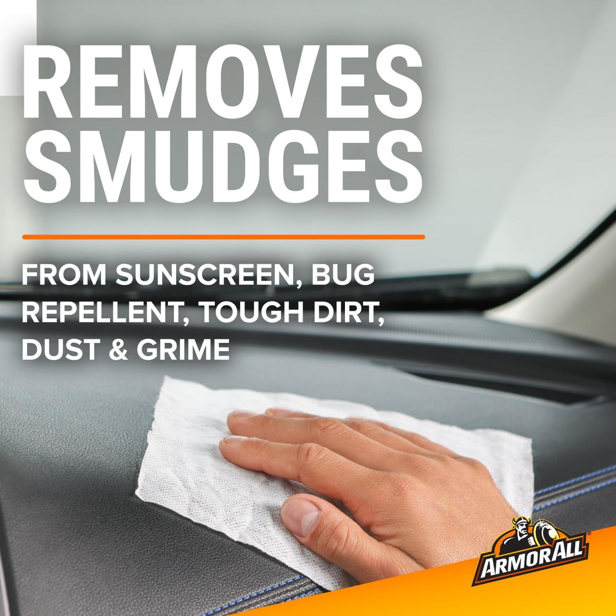 Armor All Car Cleaning Wipes , Wipes for Car Interior and Car Exterior, 50 Wipes Each