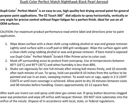 Dupli-Color EBCL01257 Clear Perfect Match Automotive Top Coat - 8 oz. Aerosol - Colors E