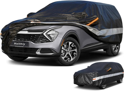 10 Layers Car Cover Custom Fit for Mercedes Benz C Class C250 C300 C43 C63 (1993-2026), Waterproof All Weather for Automobiles, Outdoor Full Cover Sun Dust Rain Protection with Cotton. Black - Colors C