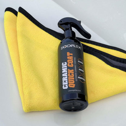 Ceramic Coating for Cars Wax & Polish Detailing Spray - Automotive Clean Shine Protect Paint Sealant Waterless Wash Hydrophobic SiO2 Top Clear Coat for Car, SUV, Motorcycle, RV, Boat, Yacht 8oz
