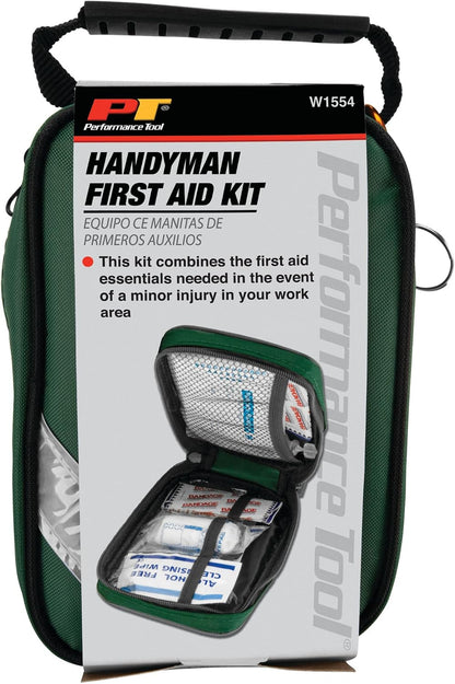 Performance Tool W1555 Deluxe Roadside Emergency Assistance Kit With Jumper Cables