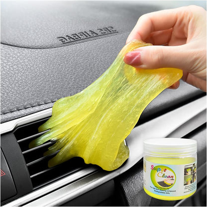 Moly Magnolia Cleaning Gel for Car, Universal Detailing Putty Gel Detail Tools Car Interior Cleaner, Removal Putty Keyboard Cleaner for Car Vents, PC, Laptops, Cameras (Blue)