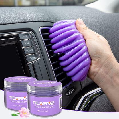 TICARVE Cleaning Gel for Car Detailing Car Cleaning Putty Auto Detailing Gel Detail Tools for Car Interior Cleaner Kit Car Vent Cleaner Automotive Car Cleaner Green
