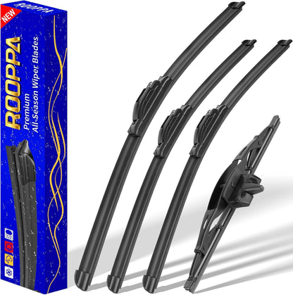 3 wipers Replacement for 2019-2023 2024 2025 2026 Subaru Forester, Windshield Wiper Blades Original Equipment Replacement - 26"/17"/14" (Set of 3) - Colors B