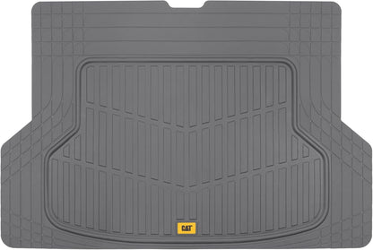 CAT Heavy Duty SUV Black Cargo Liner & Car Trunk Mat - Universal Trimmable All Weather Cargo Mats for Back of SUV - SUV Trunk Mat & Carpet Cover Trunk Liner - Cargo Cover Trunk Cover 53" x 36.25"