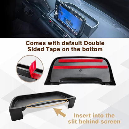 Muslogy Center Console Organizer Compatible with Honda Pilot 2023 2024 2025 2026, 2024-2026 Ridgeline/Passport Center Console Storage Box Divider Inserts Interior Accessories ABS Material(Gray)