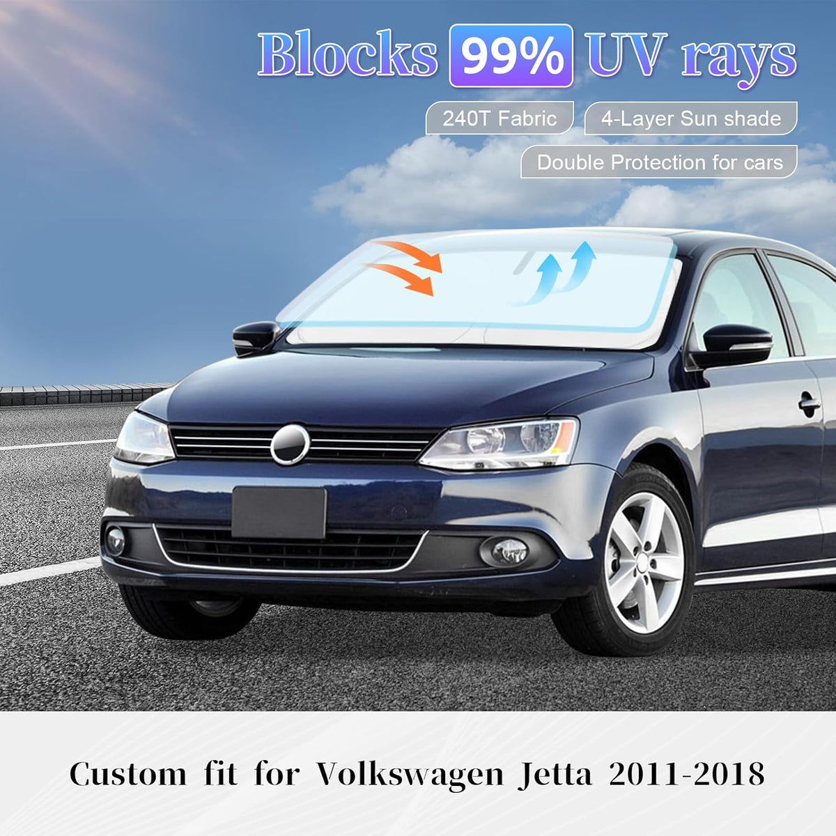for Toyota Tacoma 2016-2023 2024 2025 2026 Sun Shade Sunshade Windshield Cover - 4 Layers Front Window Shade Custom Fit Tacoma 2Dr 4Dr Pickup Sun Visor 240T Shade Blocks UV Rays Car Accessories - Colors F