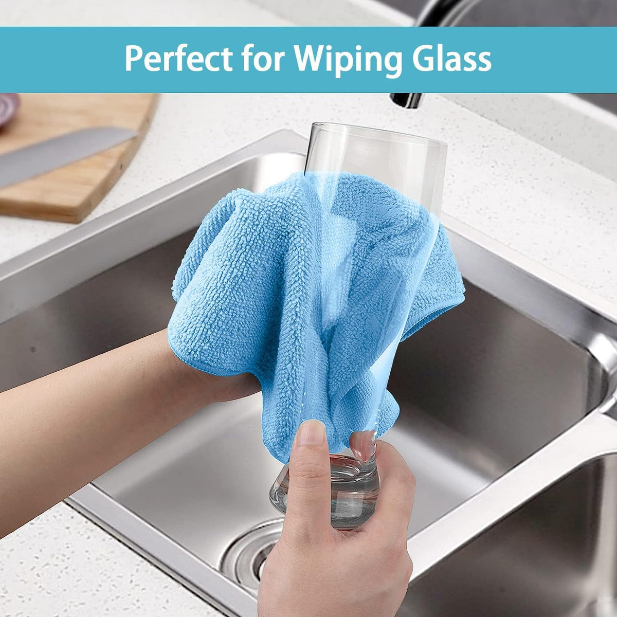 HOMEXCEL Grey Microfiber Cleaning Cloth, 12 Pack Premium Microfiber Towels for Cars, Lint Free, Scratch-Free, Highly Absorbent, Reusable Cleaning Rags for Car, Household, Kitchen, Window, 11.5"X11.5"