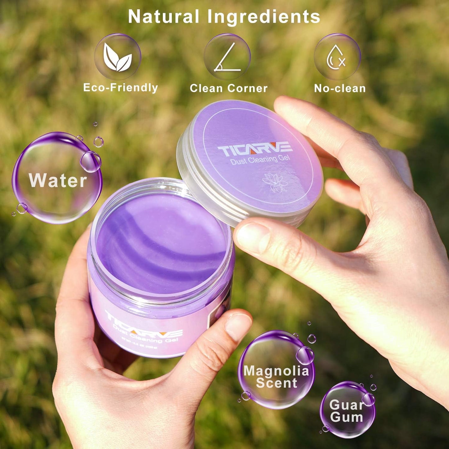 TICARVE Cleaning Gel for Car Detail Putty Cleaning Gel Auto Detail Tools Car Interior Cleaner Cleaning Mud Dust for Cars and Keyboard Cleaner Gel Clean Slime Reusable Car Vent Cleaner
