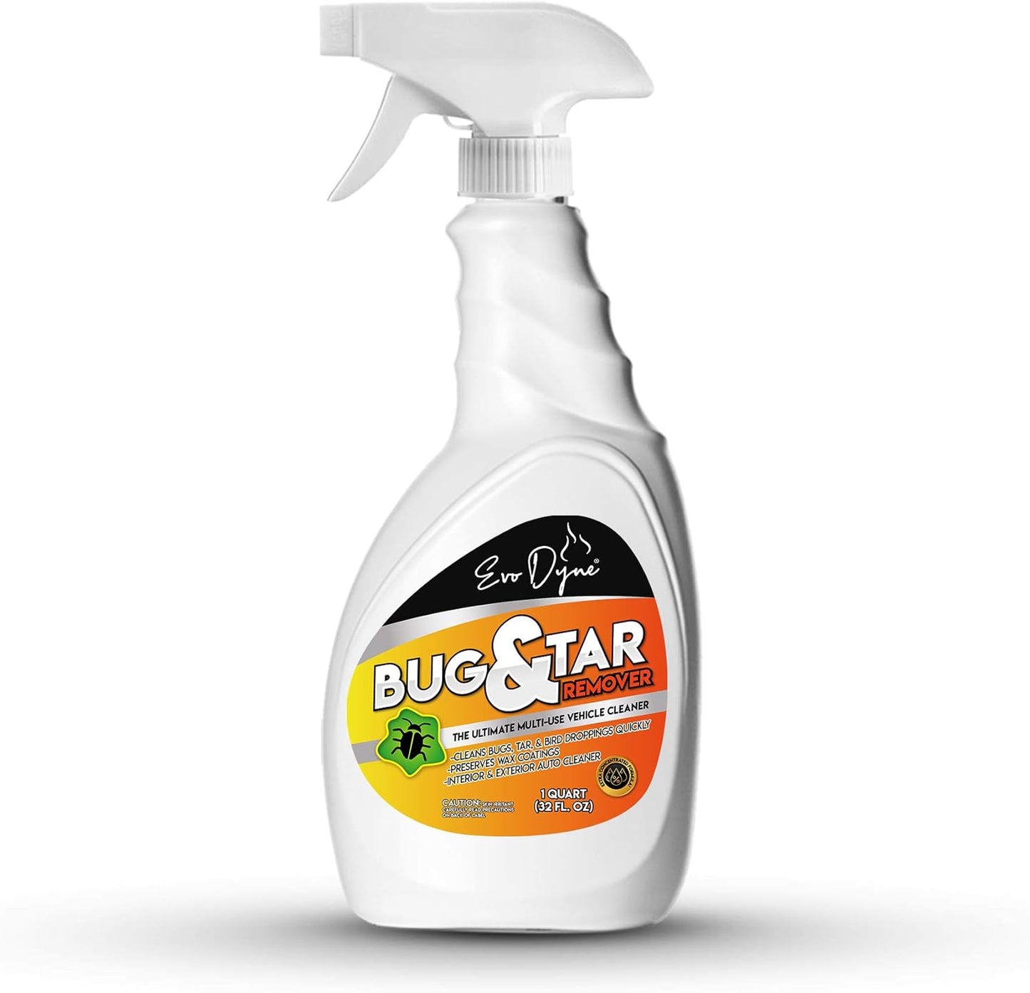Evo Dyne 2-Pack Bug Remover for Car Detailing (32 fl oz Per Bottle), Made in the USA - Car Interior Cleaner Removes Tar, Droppings, Guts, Dirt, Grease, Tree Sap, & More | Tree Sap Remover