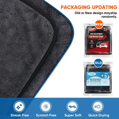 HOMEXCEL Microfiber Cleaning Cloth 12 Pack, 12.5 x 12.5 inch Microfiber Towels for Cars, Ultra Absorbent Washing Cloth, Lint Free Streak Free Cleaning Rags for Car, Kitchen, and Window (Grey)