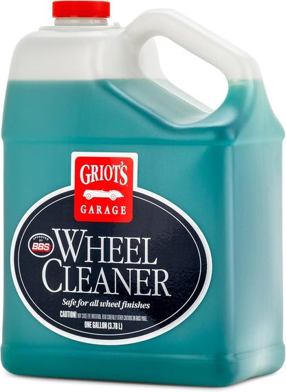 Griot's Garage Wheel Cleaner for All Finishes, Car Tire Rim Cleaning, Brake Dust and Grime Remover, PH Balanced, 11106, 35oz