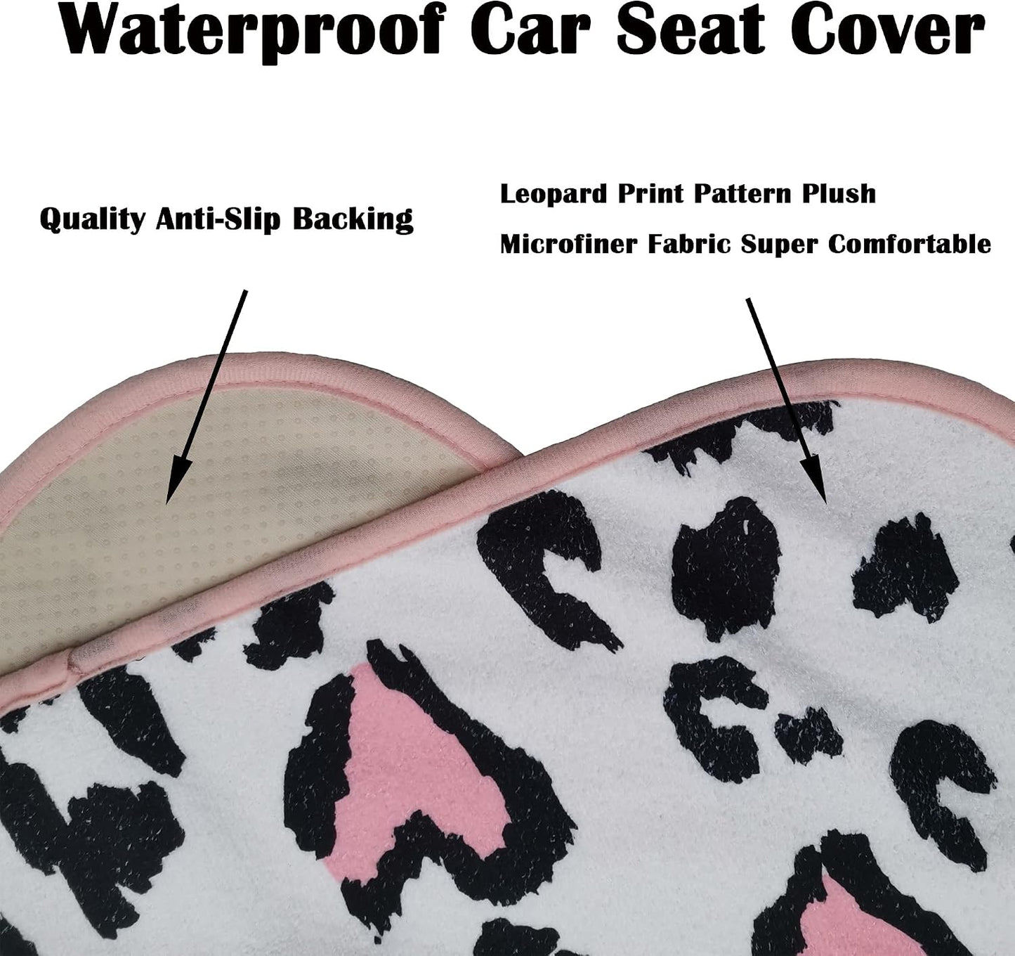 Car Seat Cover Protector Front Seats,for Gym Workout,Running,Swimming,Beach and Hiking,Waterproof Sweat Towel Bucket Seat Covers for Cars SUV Trucks (Black, 1Pcs)
