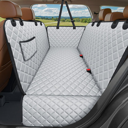 URPOWER Dog Car Seat Cover for Pets 100% Waterproof Seat Cover Hammock 600D Heavy Duty Scratch Proof Nonslip Durable Soft Back Seat Covers for Cars and SUVs