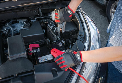 Performance Tool W1675 10ft 4GA Lighted Jumper Cables - Tangle-Free, Heavy Duty Clamps, Suitable for Trucks, SUVs, and Other Large Vehicles