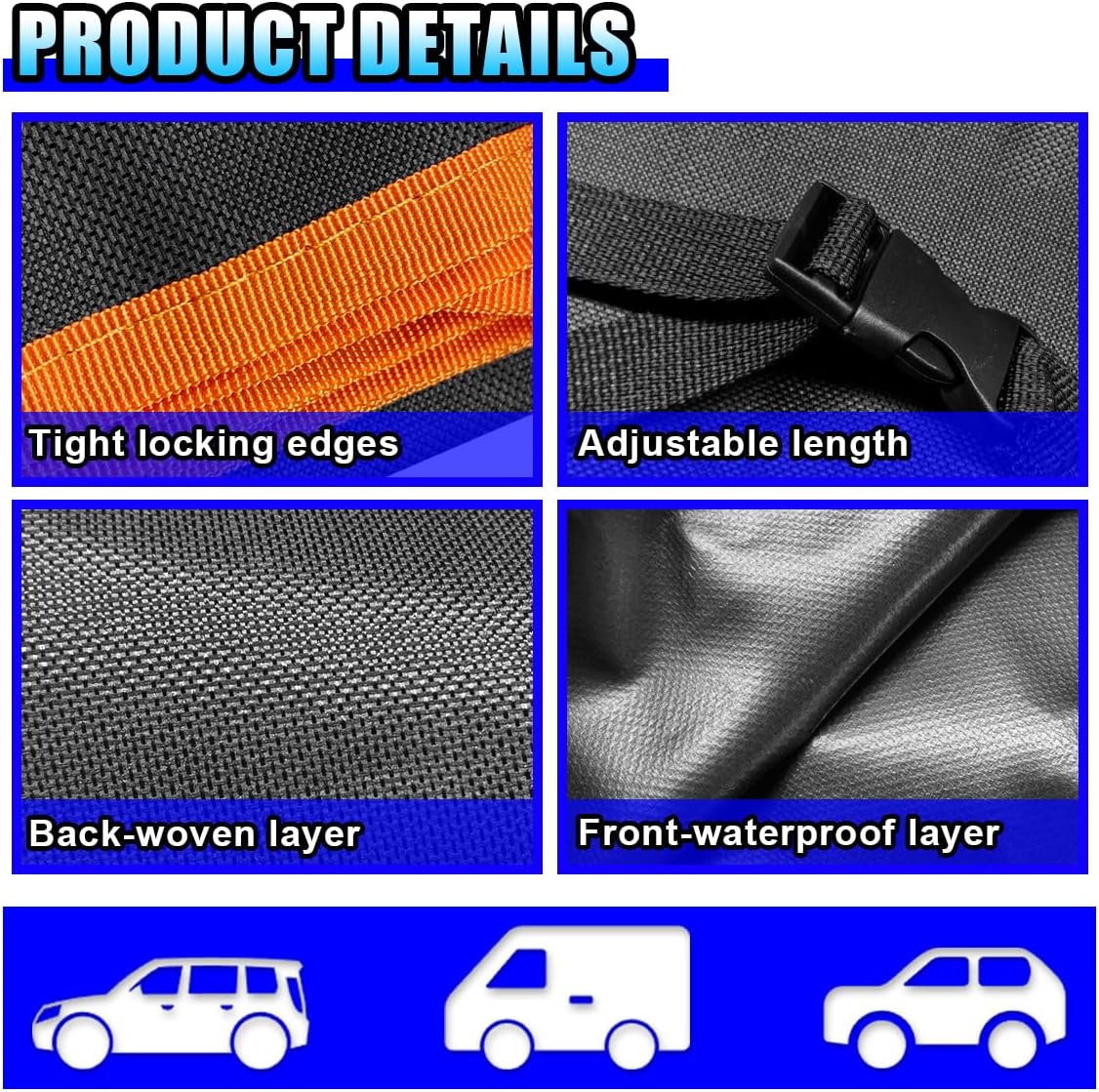 ZIMISI Car Cargo Liner for Dogs, Waterproof Non-Slip Dog Seat Mat, Anti-Scratch Rear Bumper Guard for Cars, Foldable Pet Cargo Cover, Universal Car Rear Trunk Accessories for Cars/SUVs/Trucks (Black)