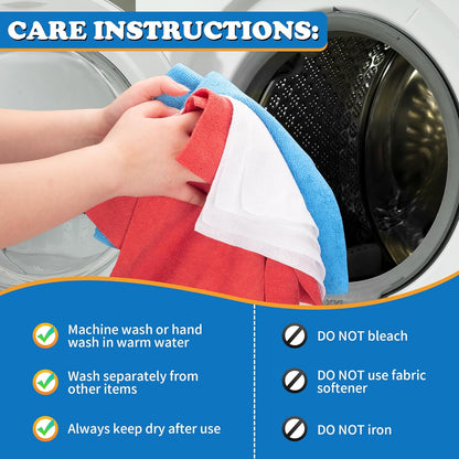 FIXSMITH Microfiber Cleaning Cloth - Pack of 50, Microfiber Towels for Cars 16 x 12 in, Highly Absorbent Cleaning Rags, Lint-Free, Streak-Free Cleaning Cloths for Car Kitchen Home Office