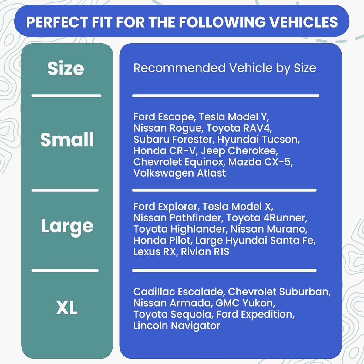 4Knines Split Cargo Liner for SUV – For Dogs & Pets, Heavy-Duty, Waterproof Trunk Mat & Cargo Cover – Fits 60/40 Split Bench & Armrest Pass-Through – Machine Washable, Non-Slip, Durable (Large, Black)